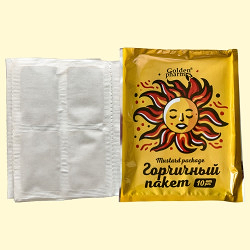 Горчичный порошок в пакетиках 10 листов по 4 шт